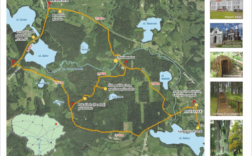 Dviračių trasos maršrutas. Autorius Sartų ir Gražutės RP direkcija.jpg